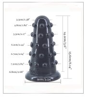 Stimulative Anal Plug - Black