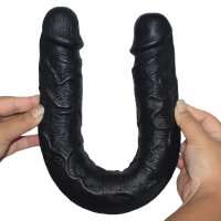 Dual Head Double Dildo - Black