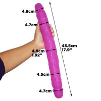 Dual Head Double Dildo - Black