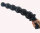 Huge Size Anal Beads with Handle - Black