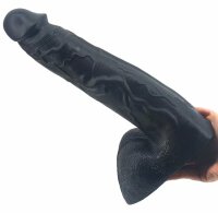 Super Coarse Giant Penis 34 cm - Black