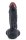 Clear Texture Realistic Suction Dildo - Black
