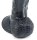 Clear Texture Realistic Suction Dildo - Black