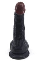 Big Size Realistic Suction Dildo - Black