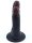 Double Realistic Suction Dildo - Black