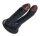 Double Realistic Suction Dildo - Black
