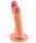 Double Realistic Suction Dildo - Flesh