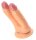 Double Realistic Suction Dildo - Flesh