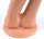 Double Realistic Suction Dildo - Flesh