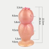 Koi Fish - Ovipositor Dildo - Gold Dragon