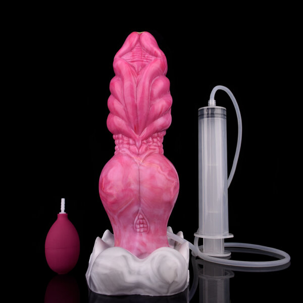 Alien Wolf Tusk Peach Witch - Squirting Dildo