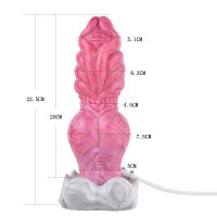 Alien Wolf Tusk Peach Witch - Squirting Dildo